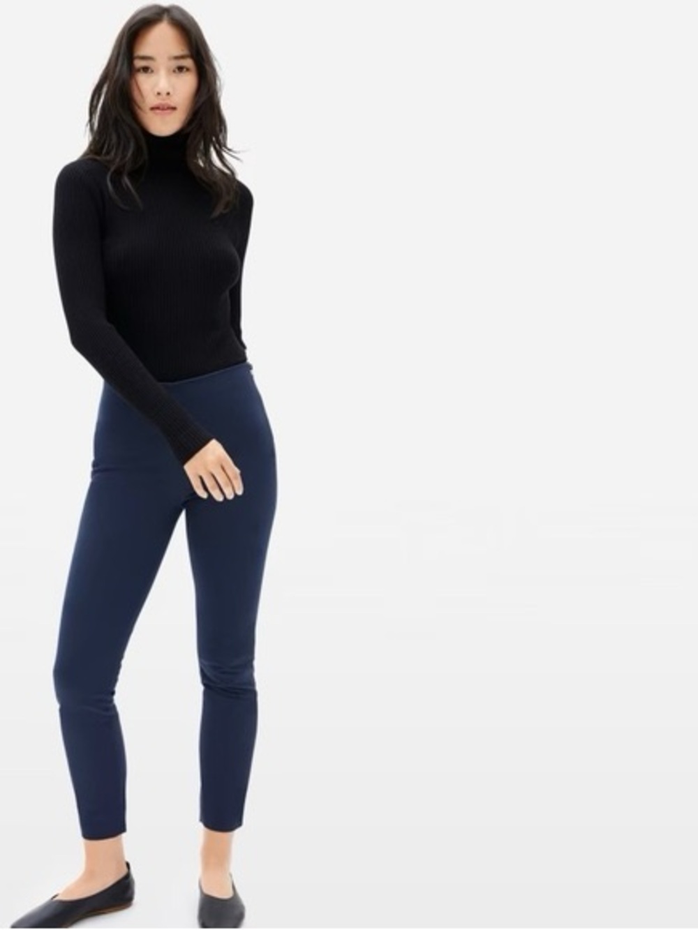 Everlane The Work Pant (Ankle) navy blue